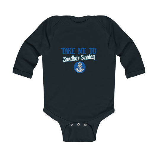 Sandbar Sunday Infant Long Sleeve Bodysuit