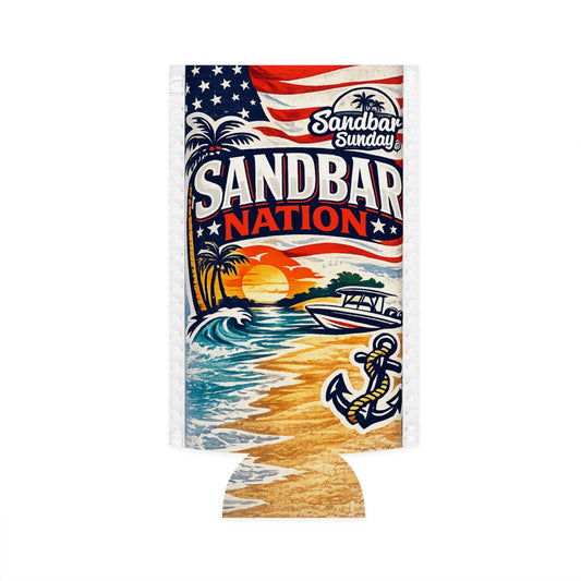 Sandbar Nation Slim Can Cooler