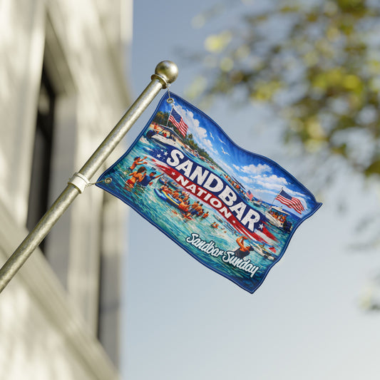 Sandbar Nation Double-Sided Flag