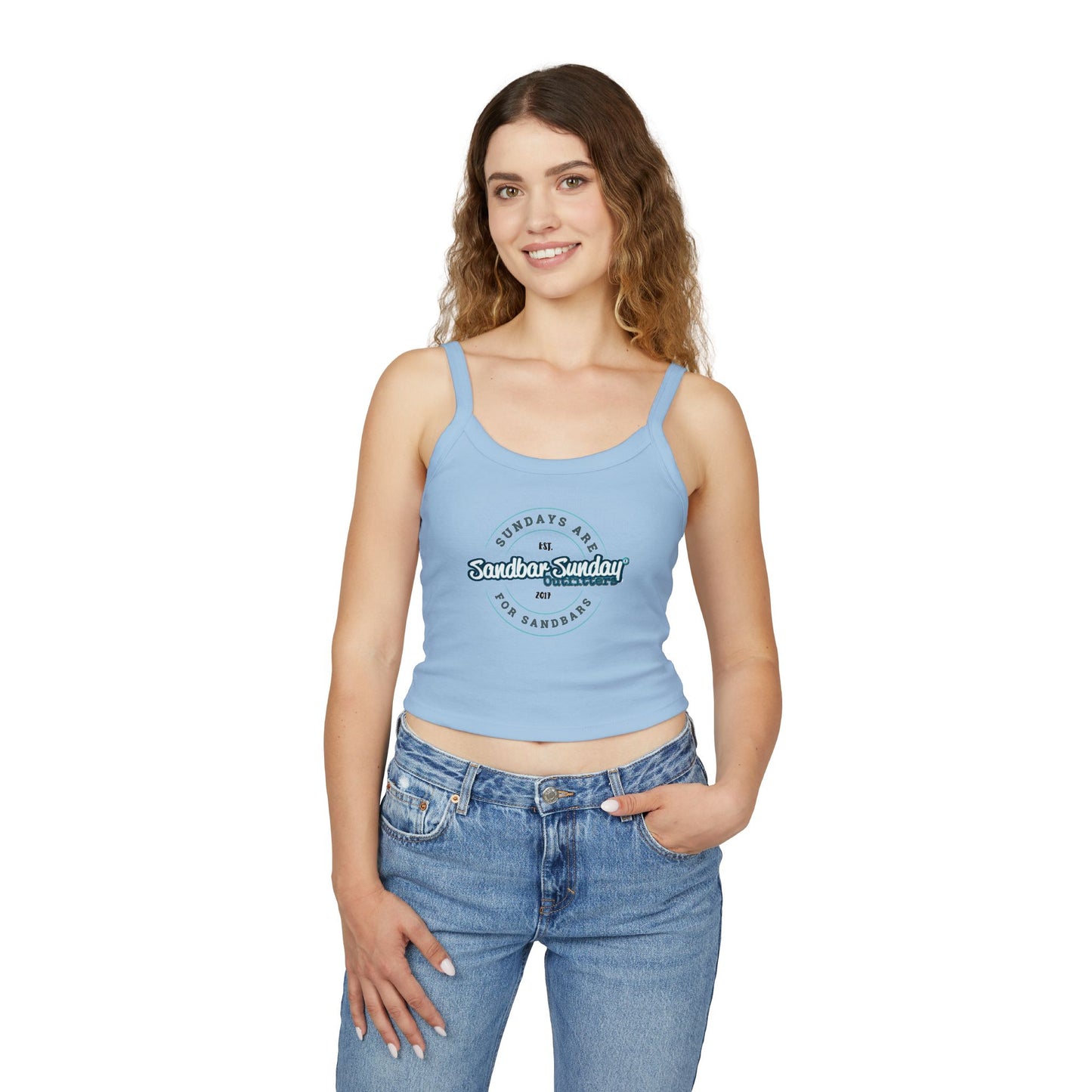 Sundays are for Sandbars Women's Spaghetti Strap Tank