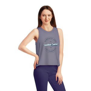 Sundays are for Sandbars Cropped Tank