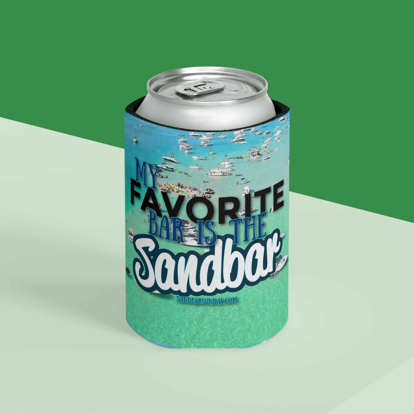 My Favorite Bar is the Sandbar Koozie