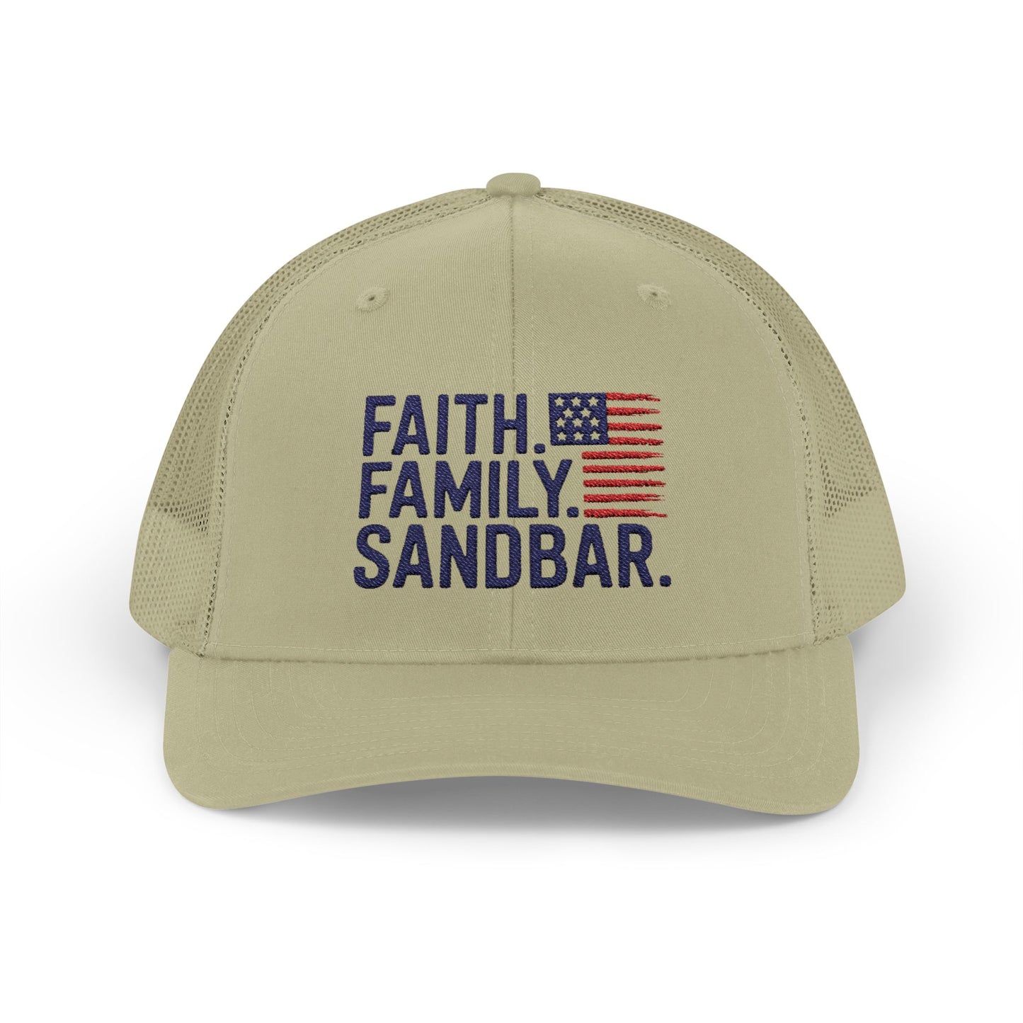 Faith Family Sandbar Trucker Hat