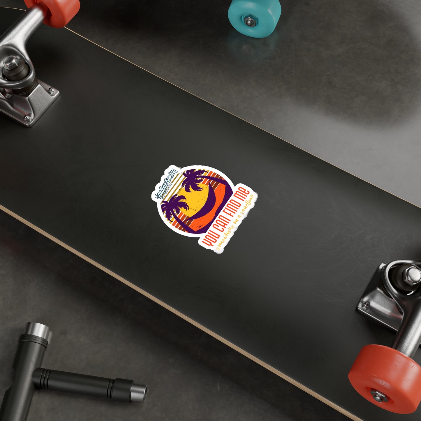 Somewhere on a Sandbar Kiss-Cut Vinyl Decal