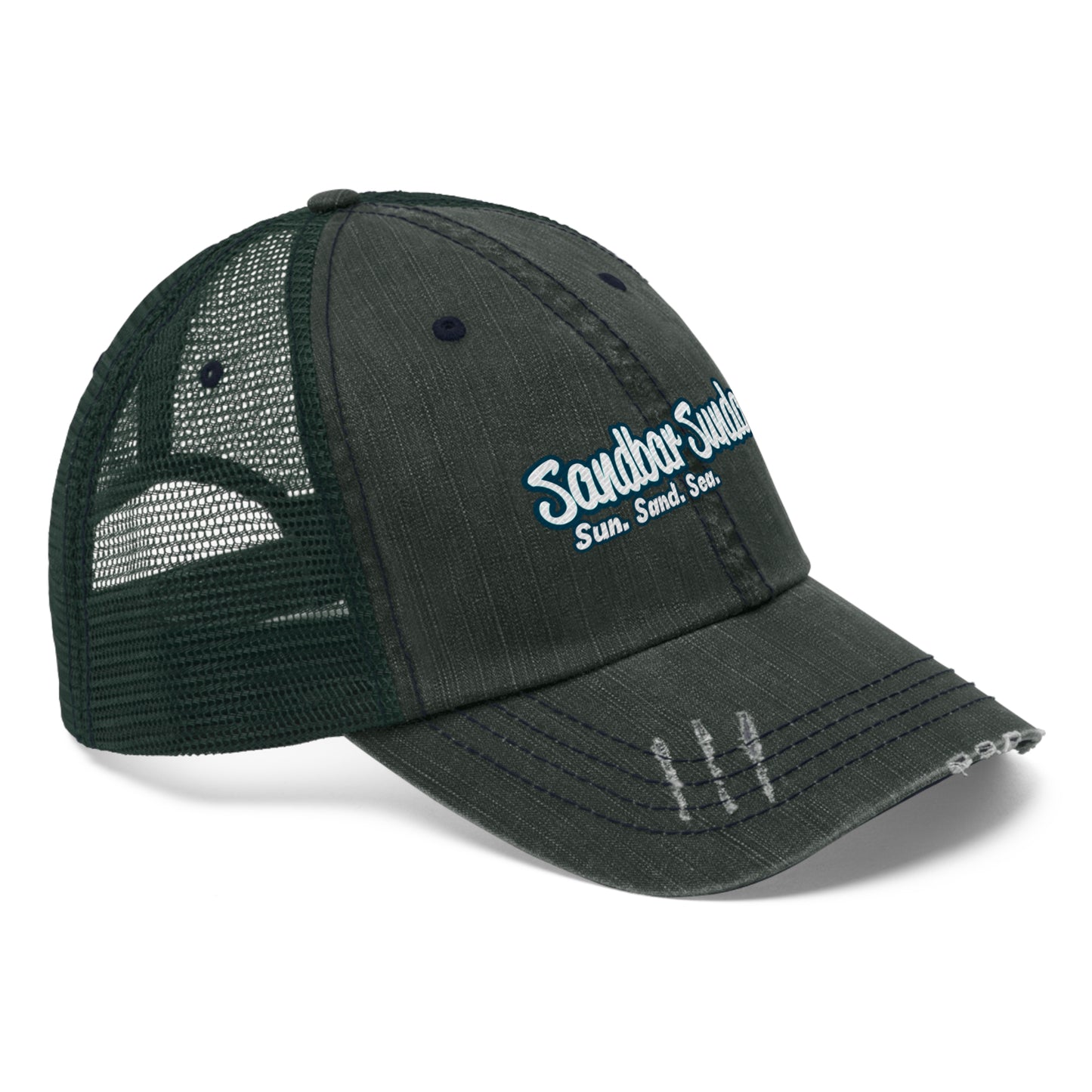 Sandbar Sunday Distressed Trucker Hat