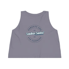 Sundays are for Sandbars Cropped Tank