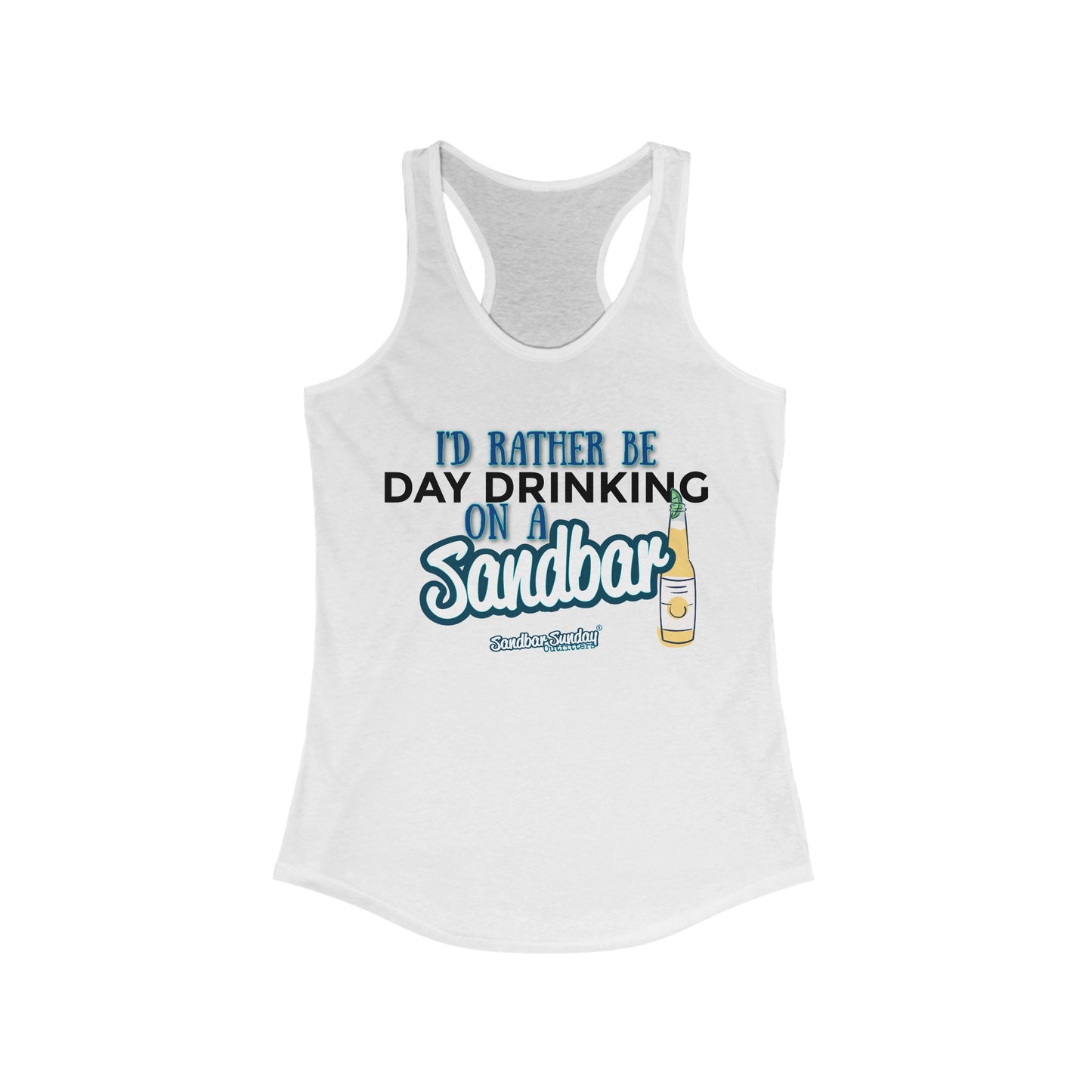 Day Drinking With a Beer Racerback Tank