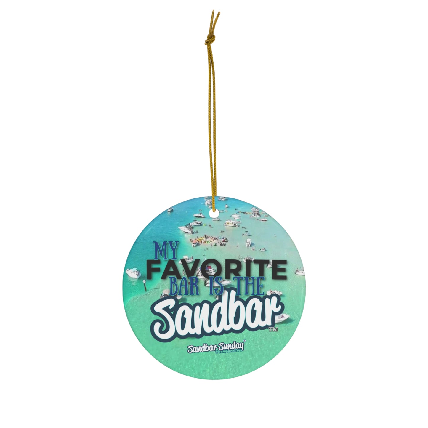 My Favorite Bar Ornament