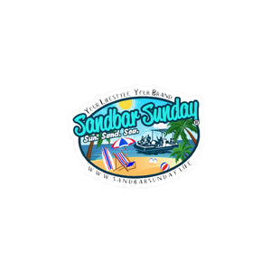 Sandbar Sunday®️ Logo Kiss-Cut Vinyl Decal
