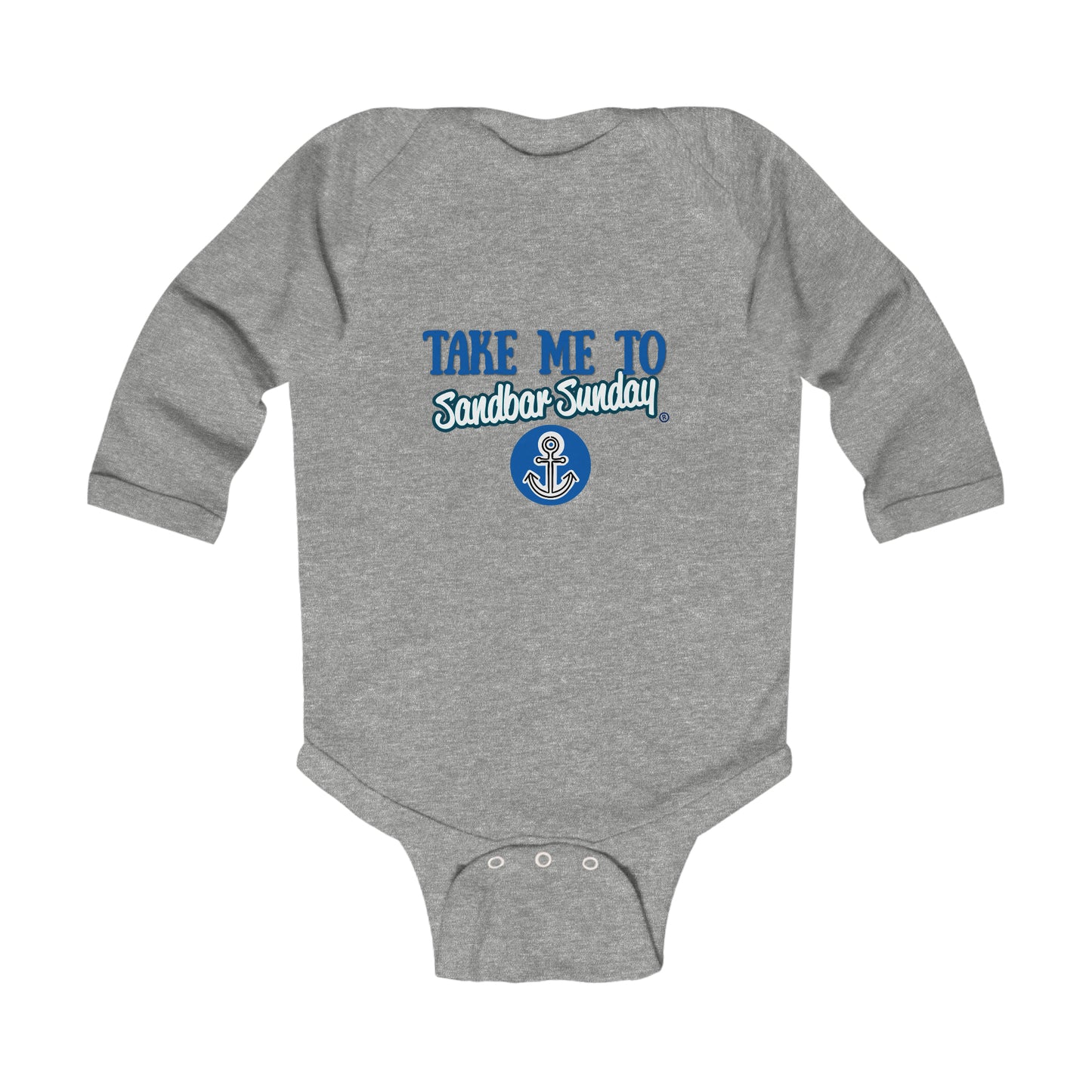 Sandbar Sunday Infant Long Sleeve Bodysuit