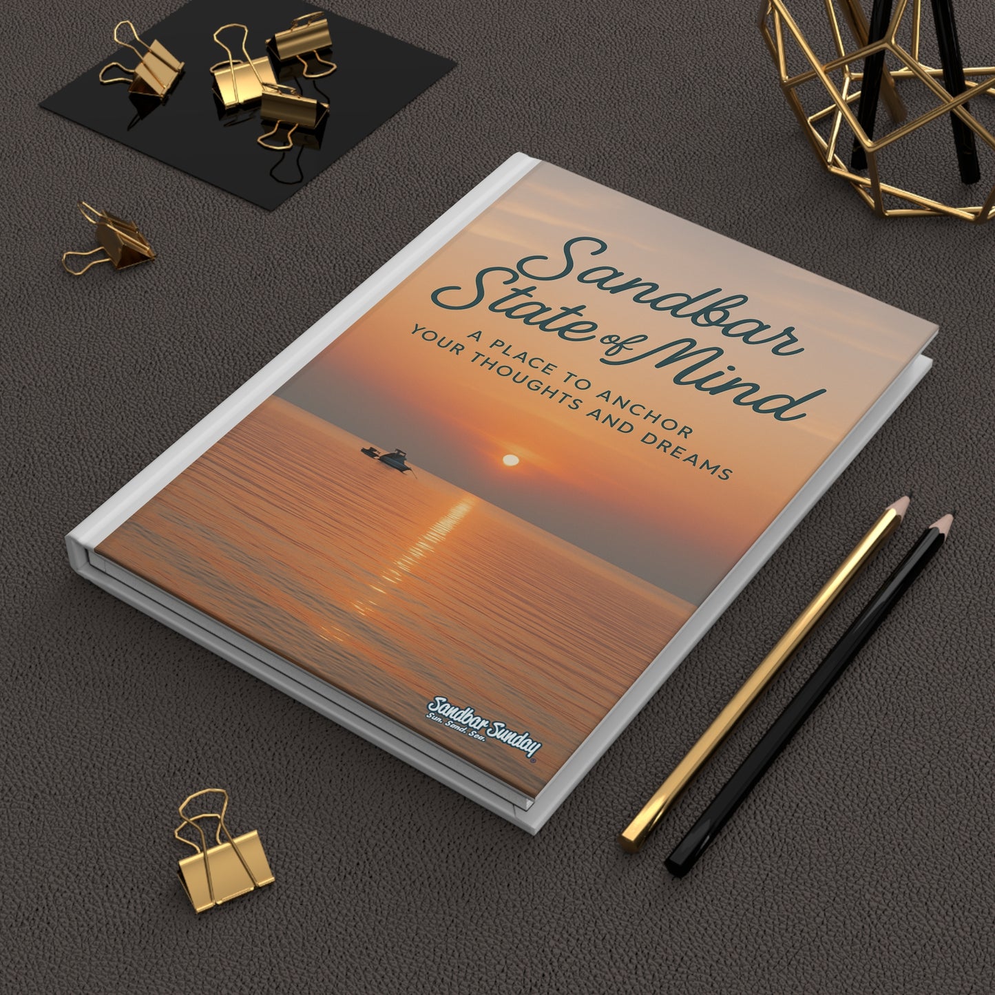 Sandbar State of Mind Hardcover Journal