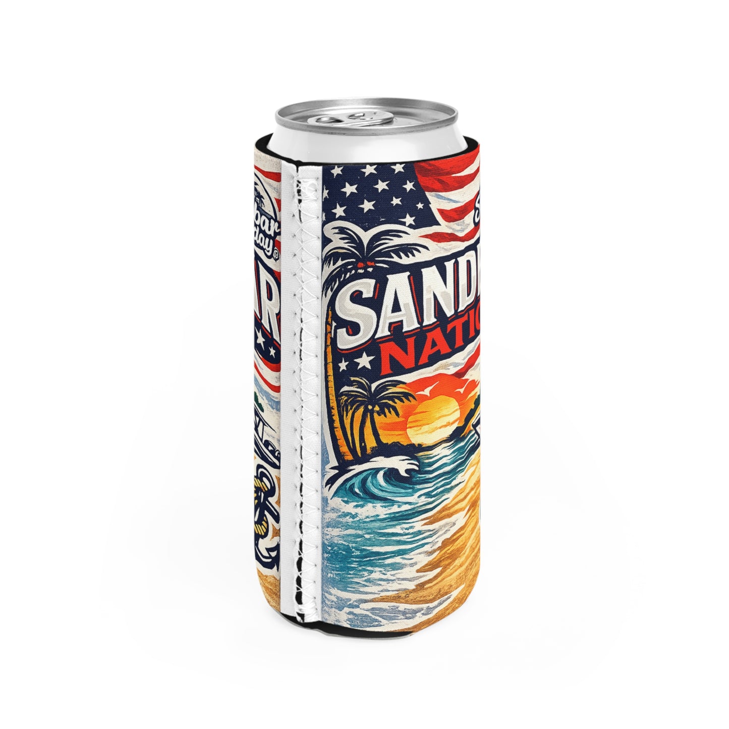 Sandbar Nation Slim Can Cooler