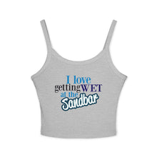 Getting Wet at the Sandbar Spaghetti Strap Tank Top