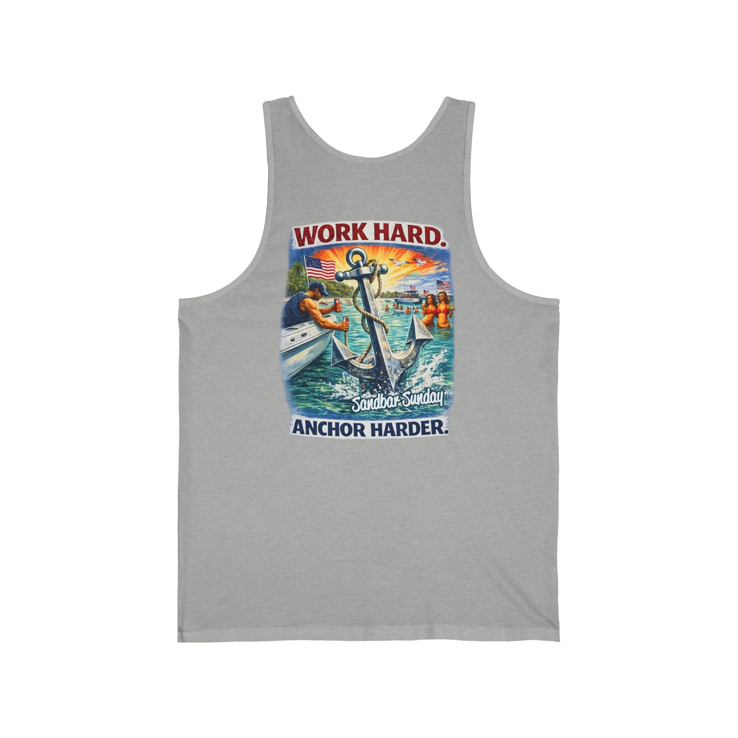 Work Hard Anchor Harder Men's Tank Top