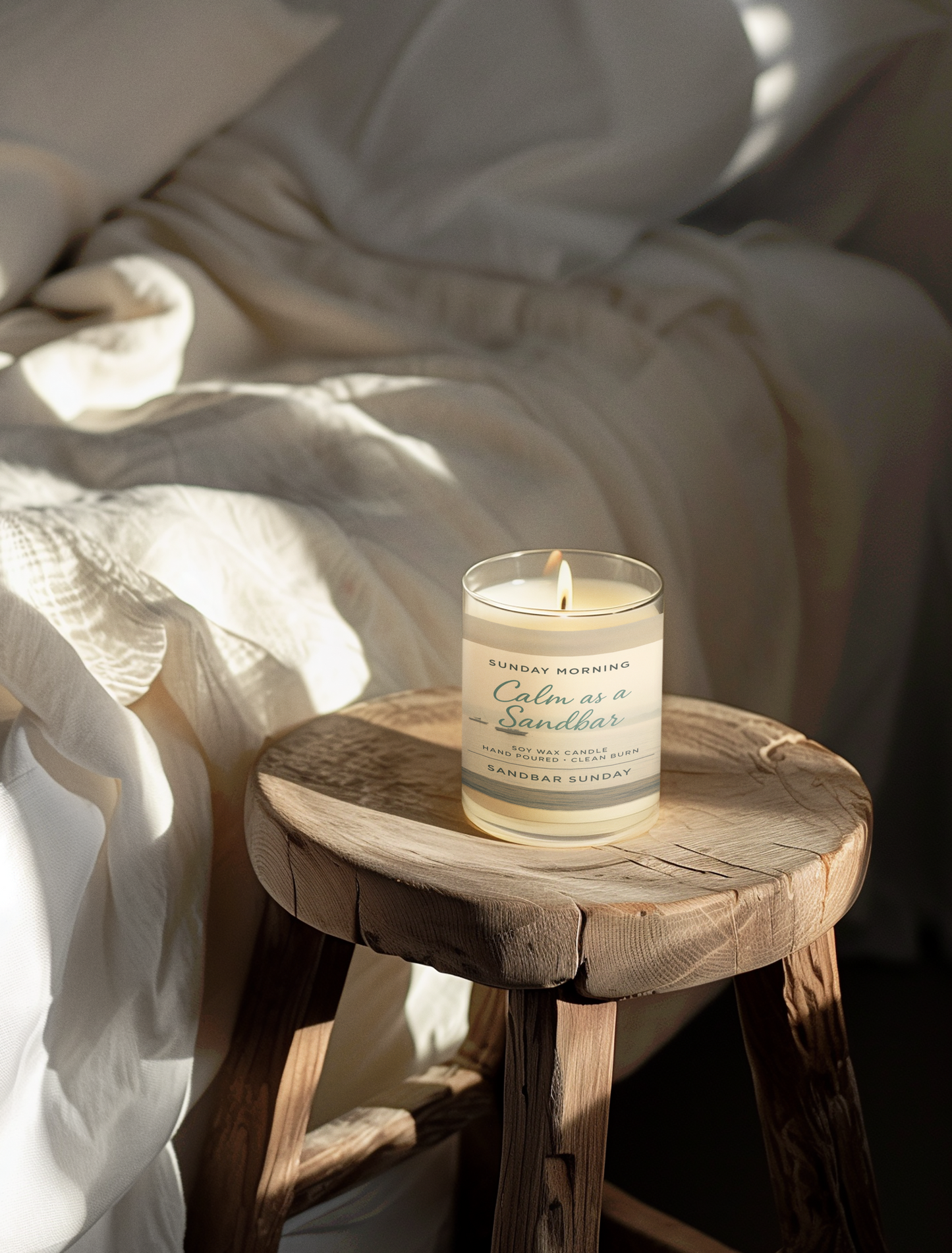 Calm as a Sandbar Scented Soy Candle