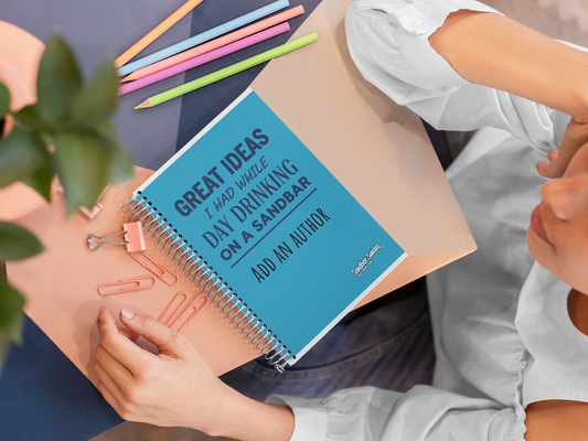 Notebook — Day Drinking Spiral Journal