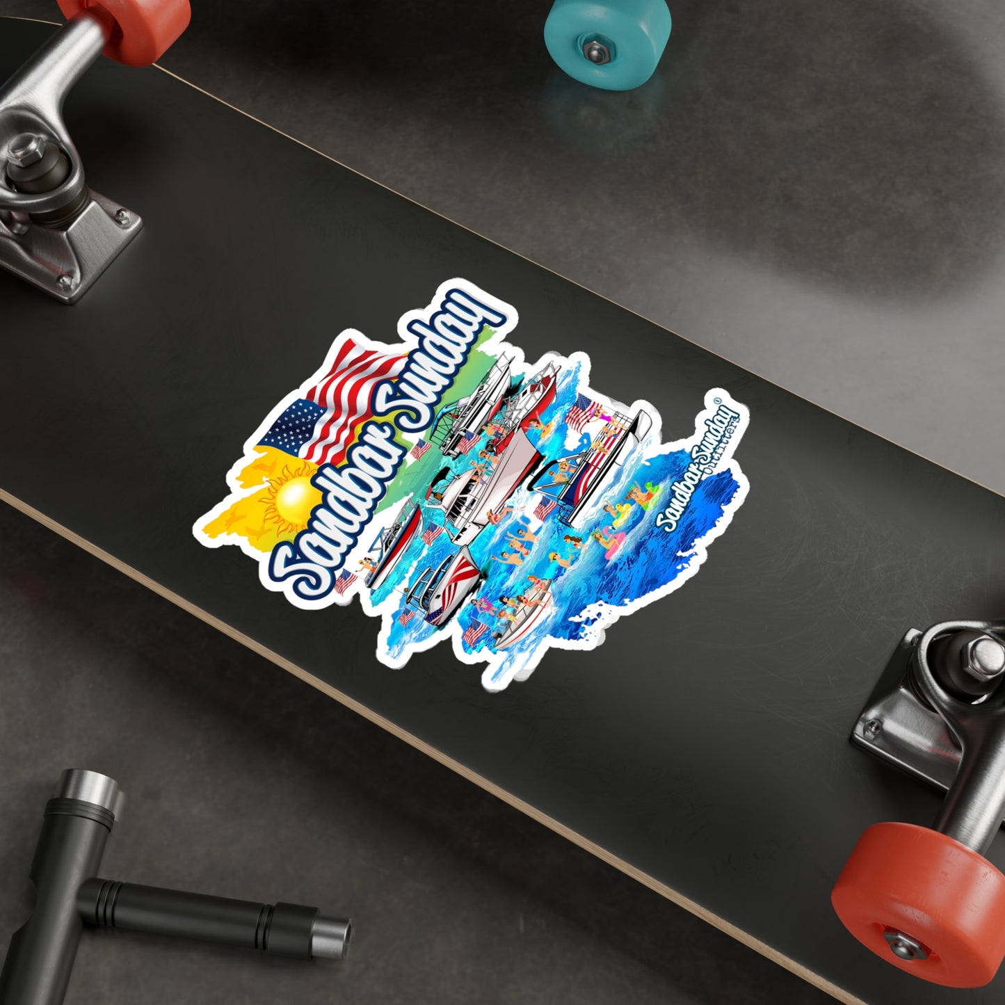 Party at the Sandbar Kiss-Cut Vinyl Decal