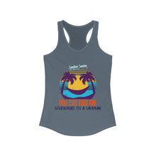 Somewhere on a Sandbar Racerback Tank