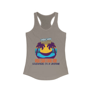 Somewhere on a Sandbar Racerback Tank