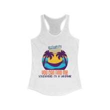 Somewhere on a Sandbar Racerback Tank