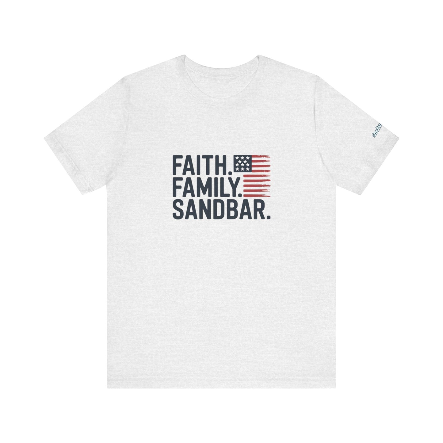 Faith. Family. Sandbar. - Jersey Tee