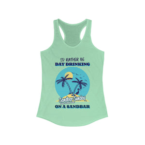 Day Drinking Palm Tree Racerback Tank