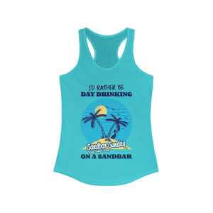 Day Drinking Palm Tree Racerback Tank