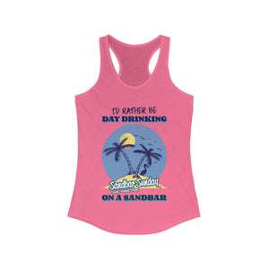 Day Drinking Palm Tree Racerback Tank