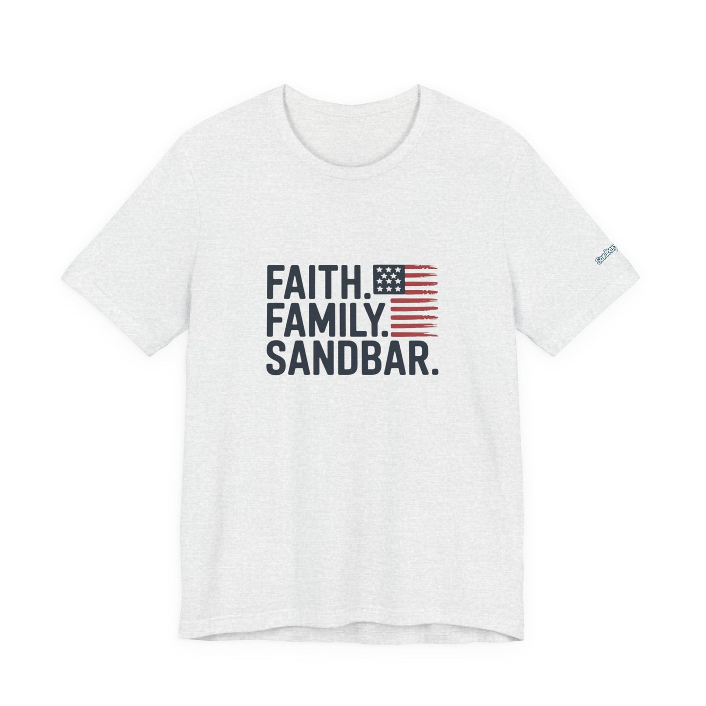 Faith. Family. Sandbar. - Jersey Tee