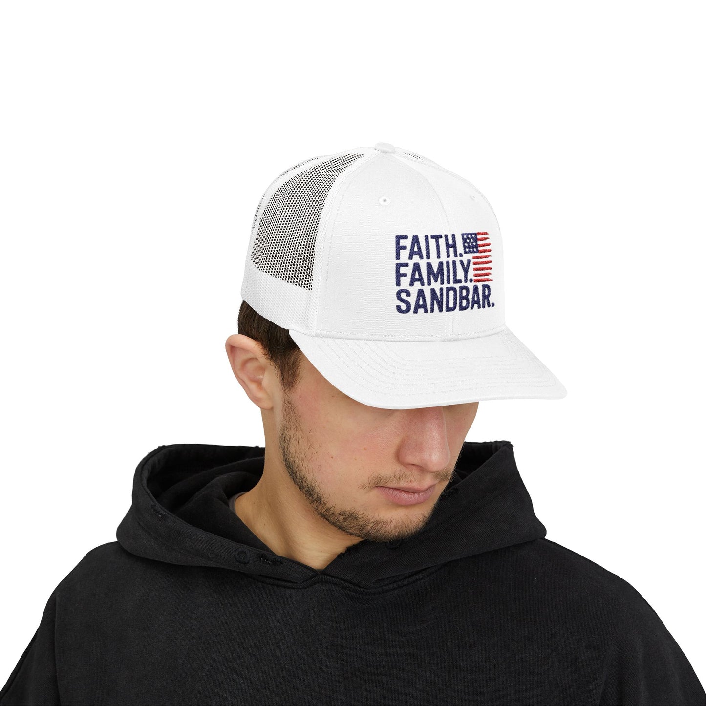 Faith Family Sandbar Trucker Hat