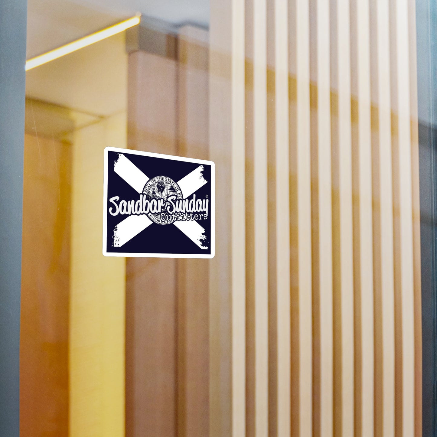 Florida Flag Logo Kiss-Cut Decal