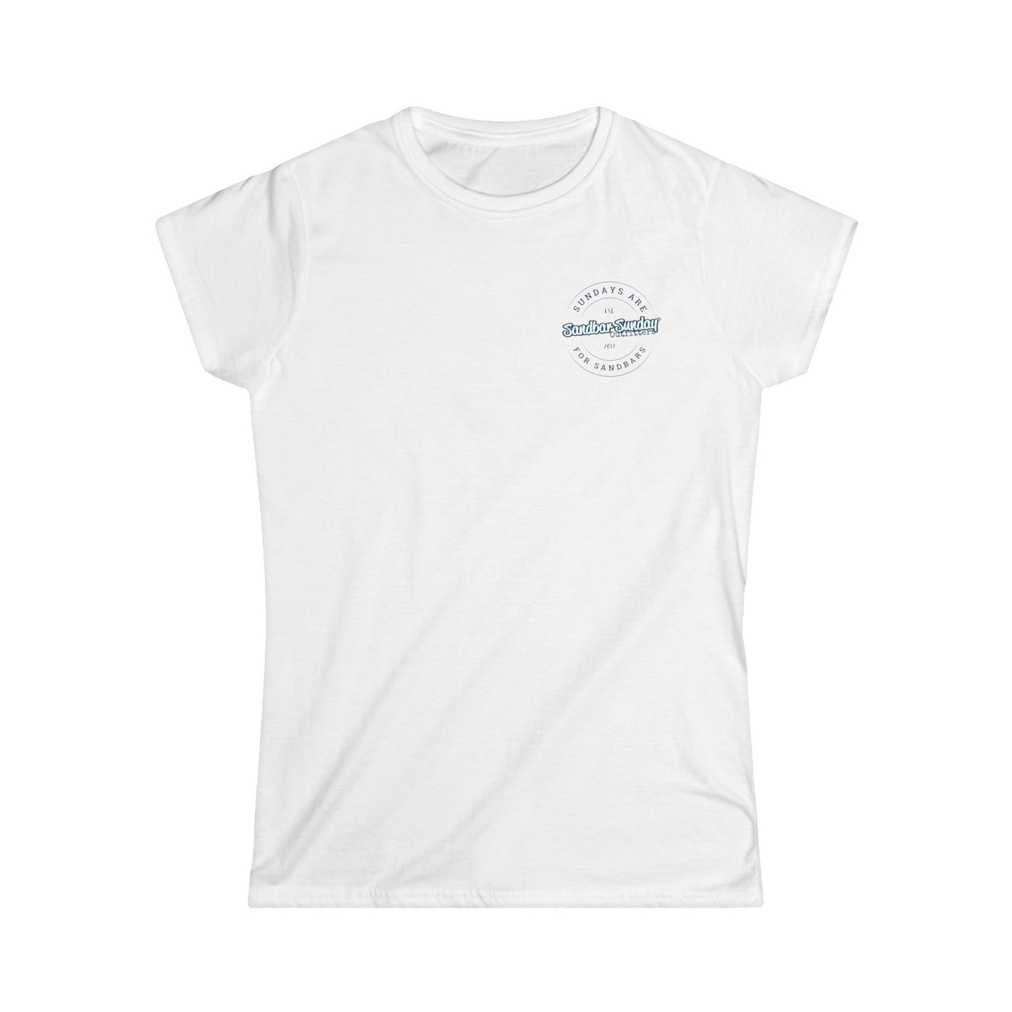 Sundays are for Sandbars Ladies Tee - Sandbar Lover Women's Shirt