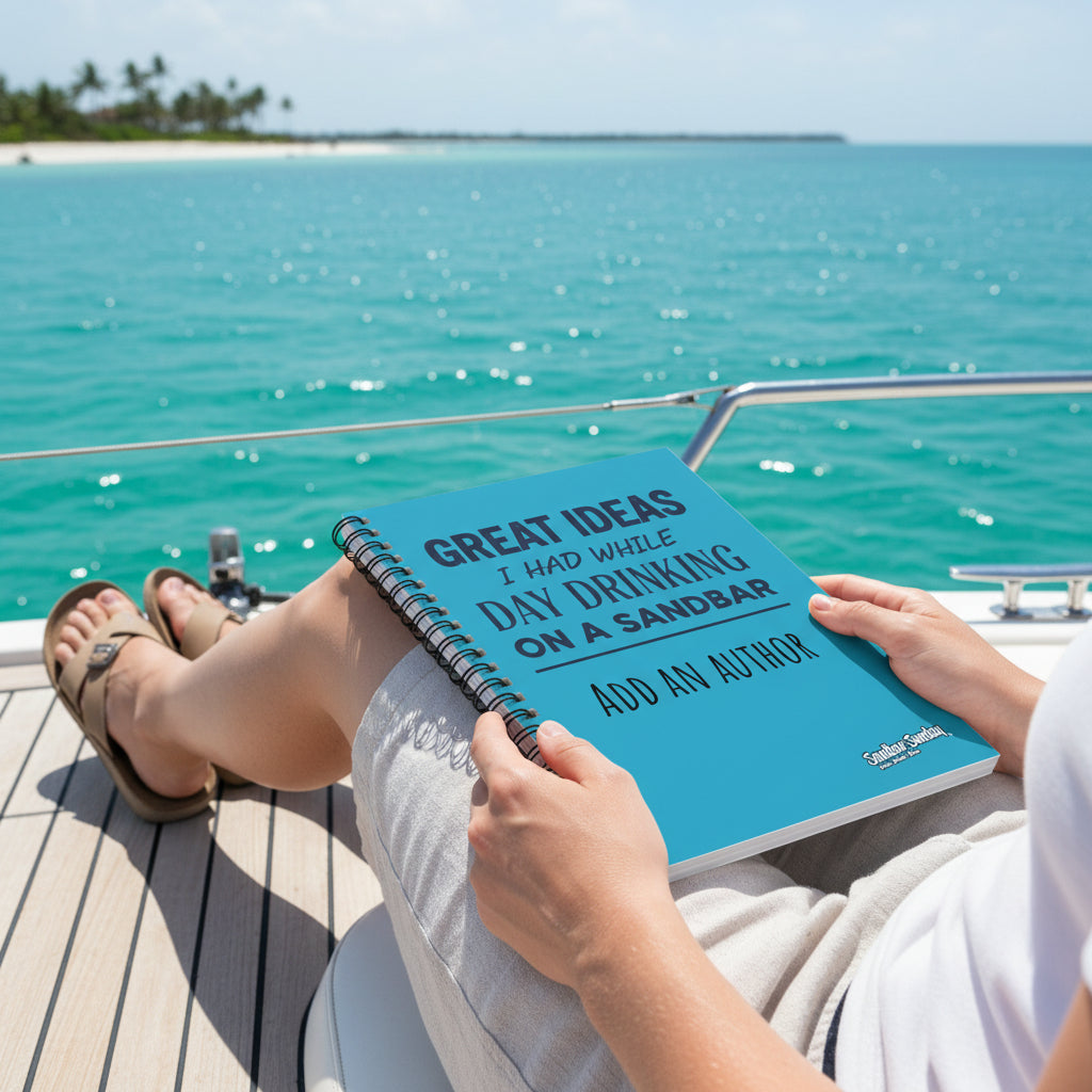 Notebook — Day Drinking Spiral Journal