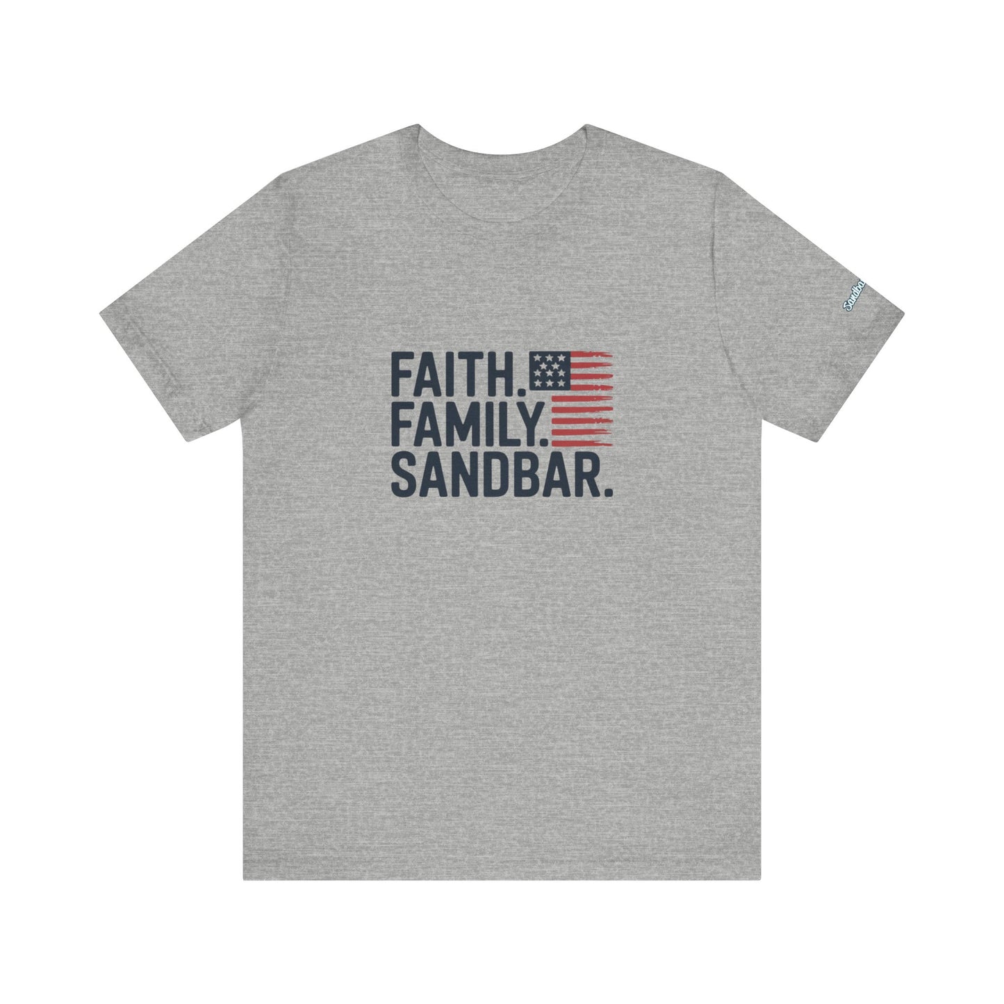 Faith. Family. Sandbar. - Jersey Tee