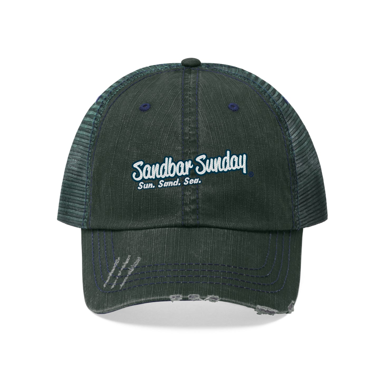 Sandbar Sunday Distressed Trucker Hat