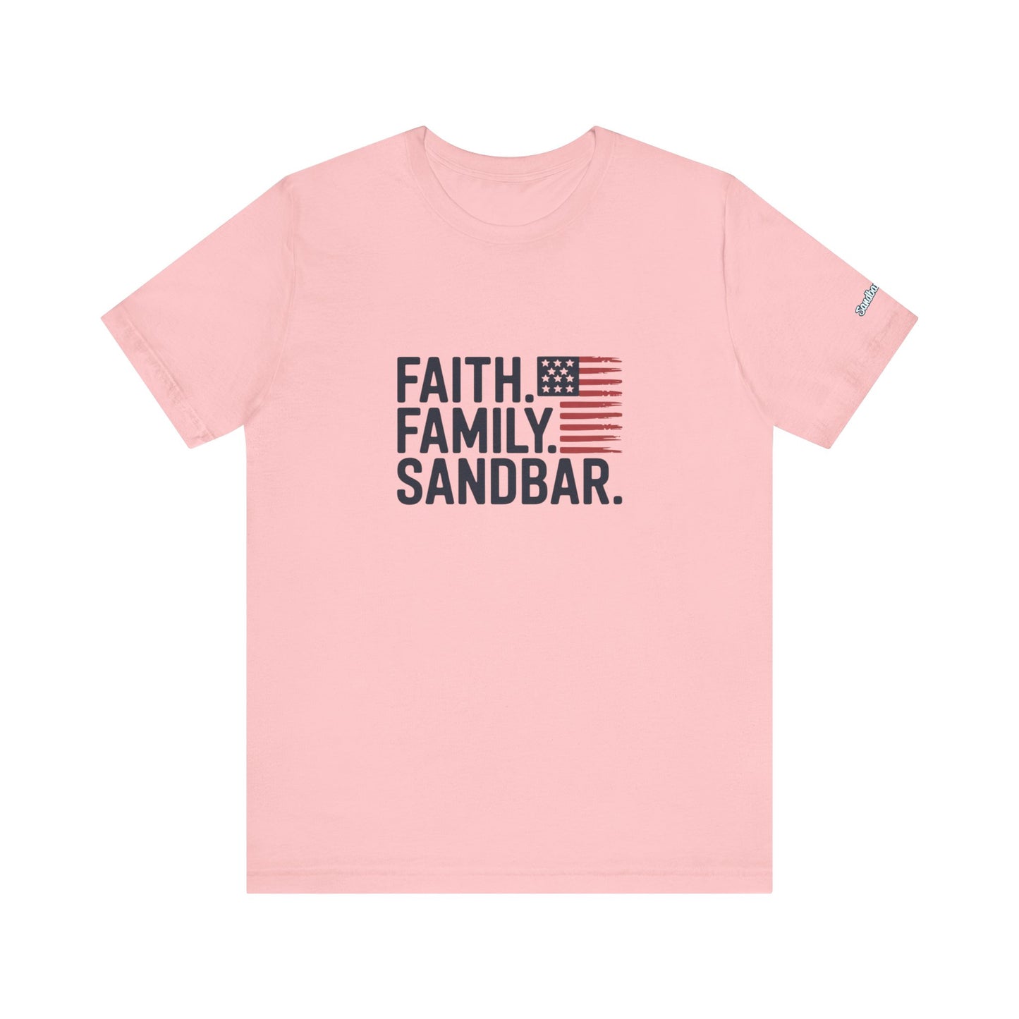 Faith. Family. Sandbar. - Jersey Tee