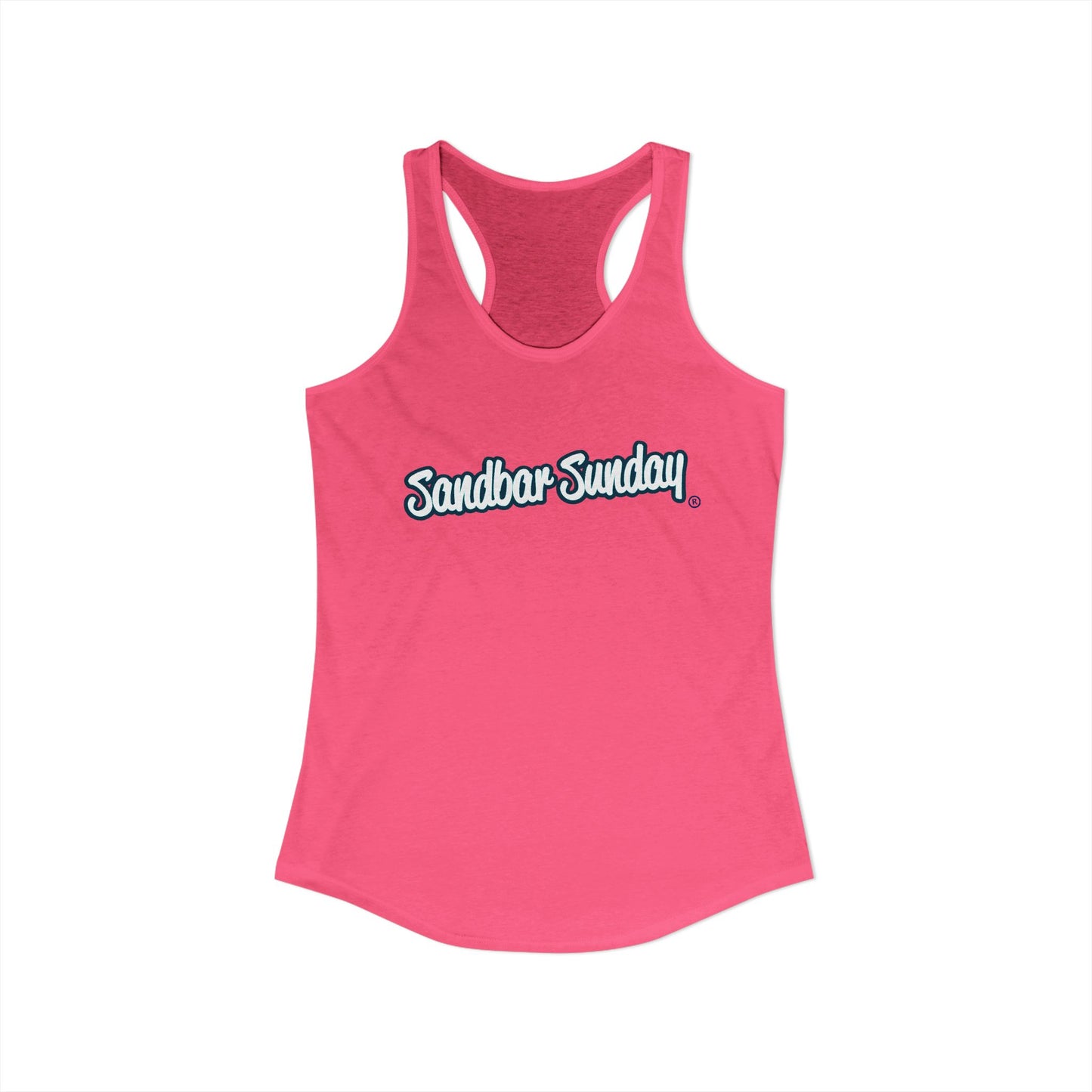 Work Hard Anchor Harder - Ladies Racerback Tank