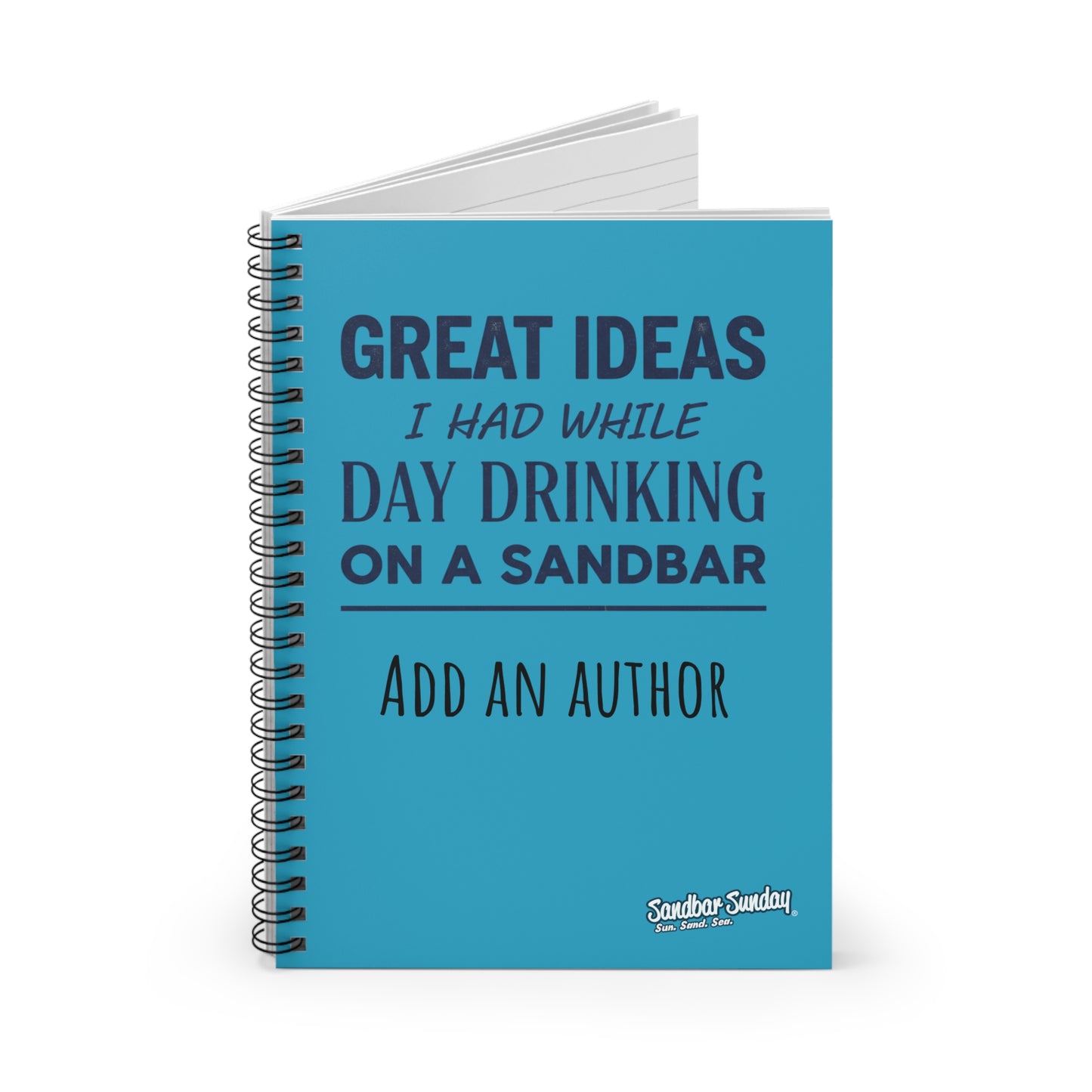 Notebook — Day Drinking Spiral Journal