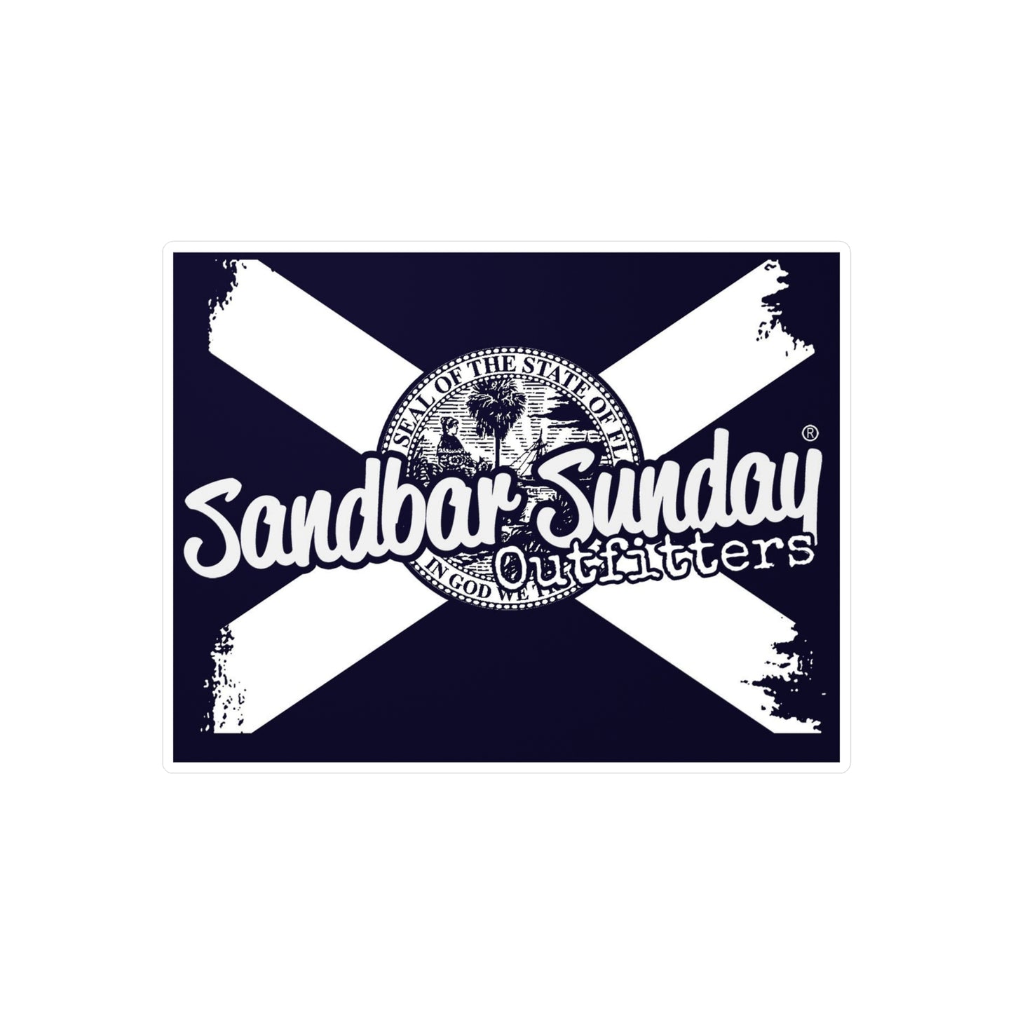 Florida Flag Logo Kiss-Cut Decal