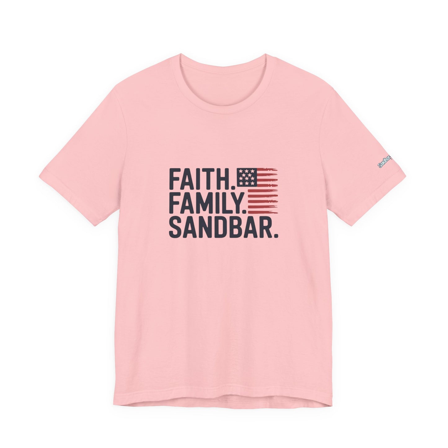 Faith. Family. Sandbar. - Jersey Tee