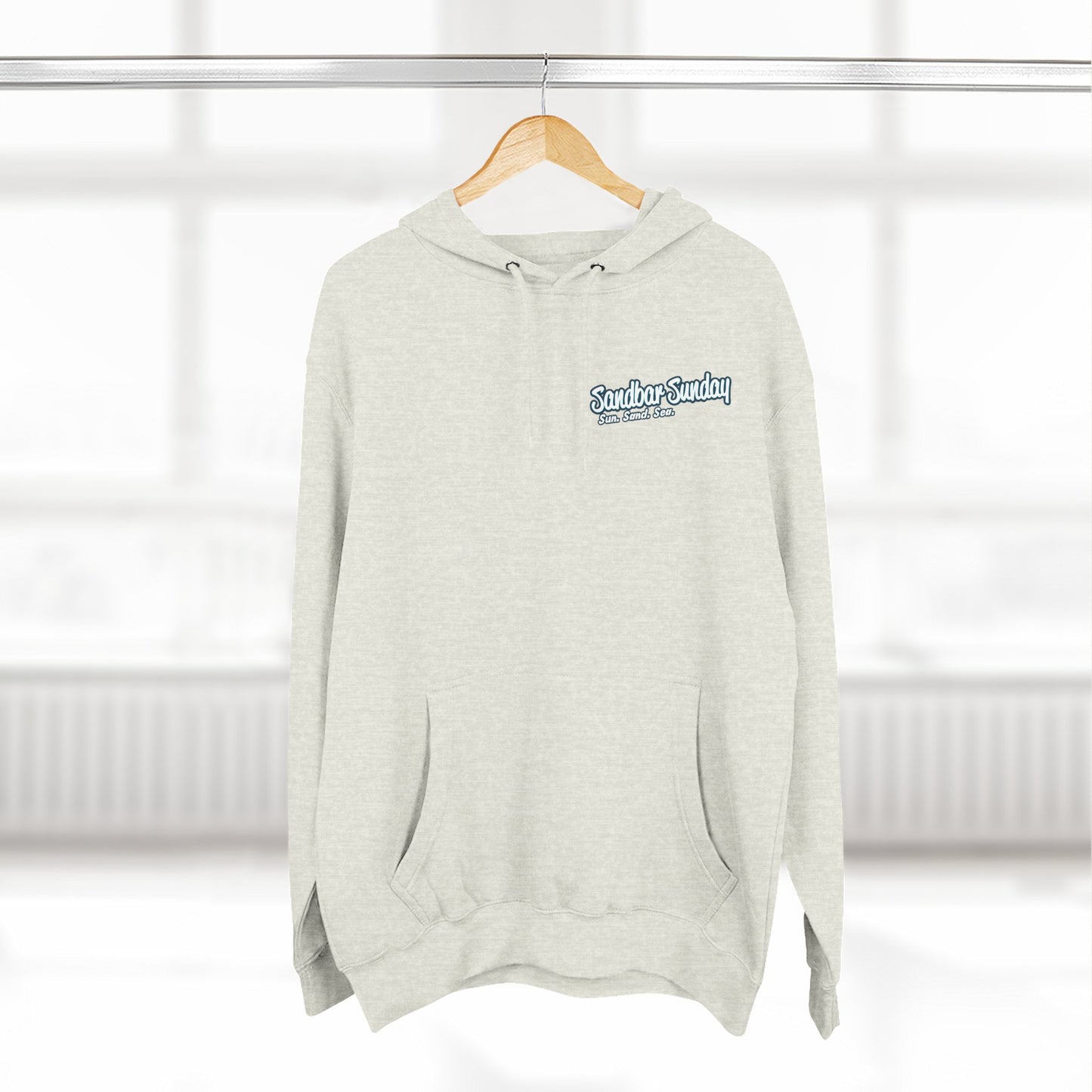 Faith. Family. Sandbar. Fleece Hoodie