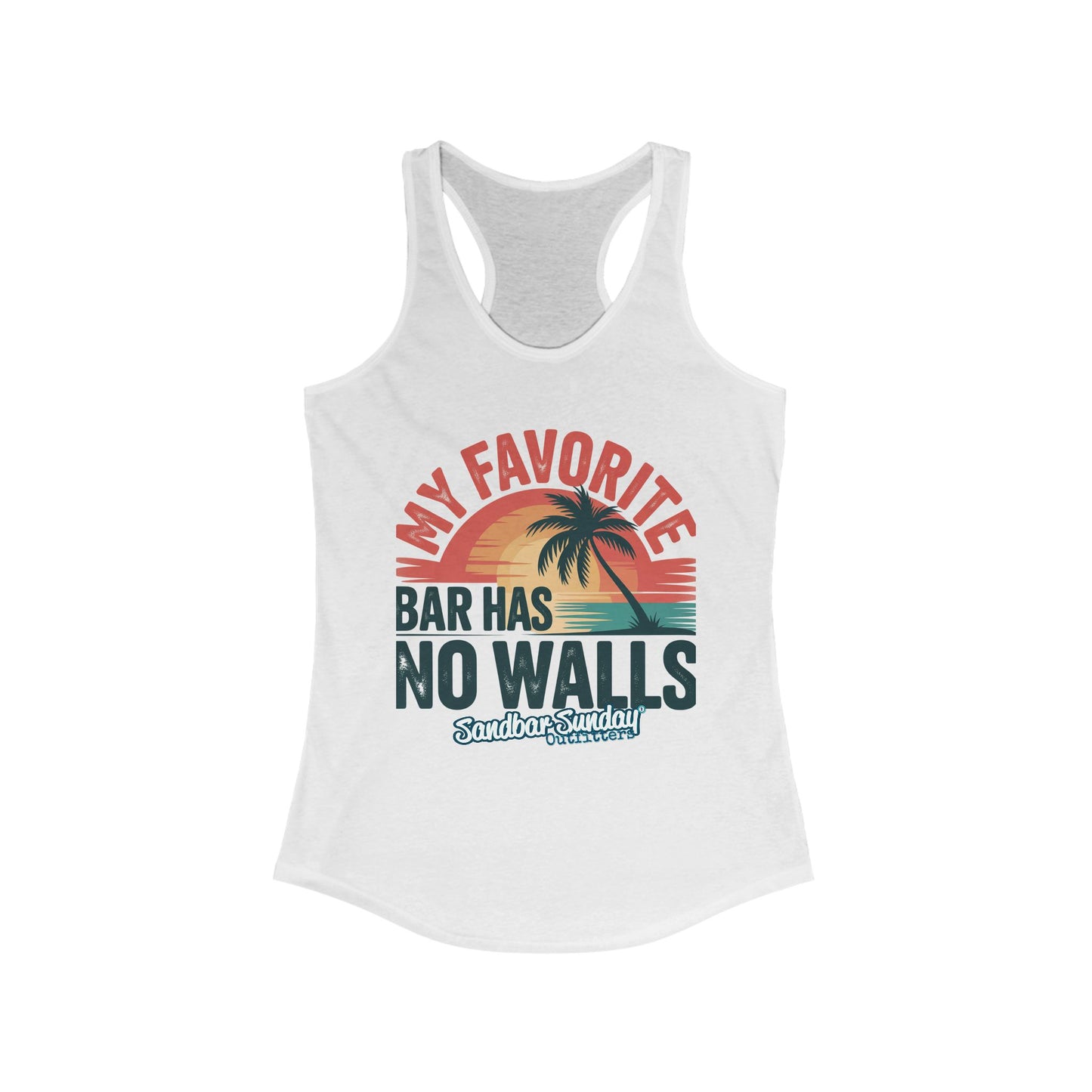 My Favorite Bar Has No Walls Ladies Tank