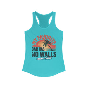 My Favorite Bar Has No Walls Ladies Tank