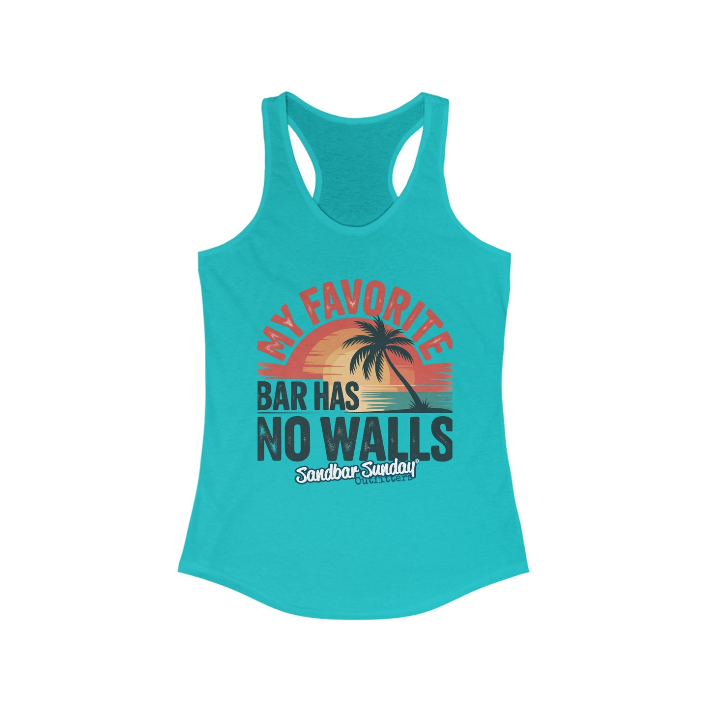 My Favorite Bar Has No Walls Ladies Tank