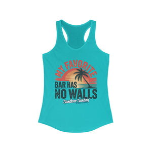 My Favorite Bar Has No Walls Ladies Tank