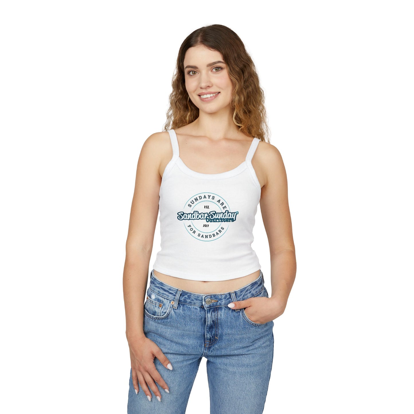 Sundays are for Sandbars Women's Spaghetti Strap Tank
