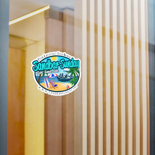 Sandbar Sunday®️ Logo Kiss-Cut Vinyl Decal