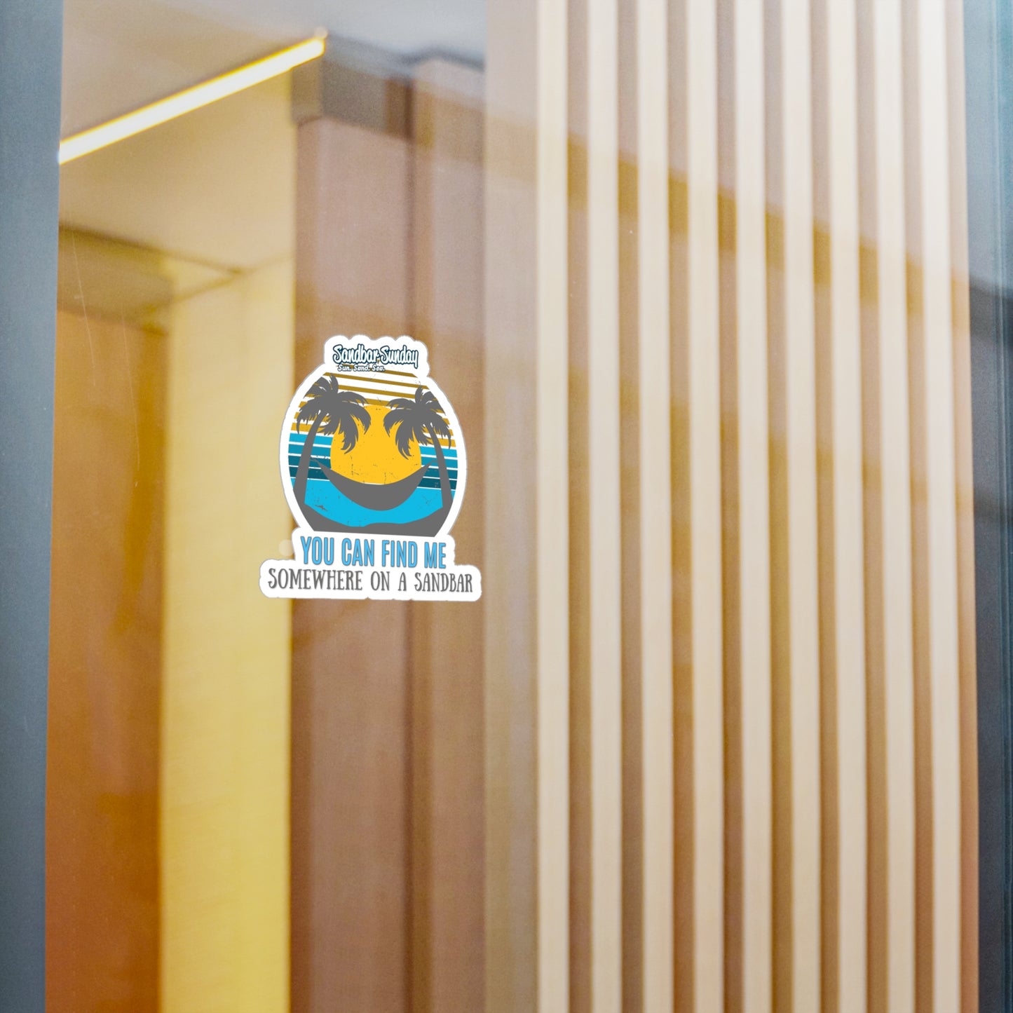 Somewhere on a Sandbar Kiss-Cut Vinyl Decal