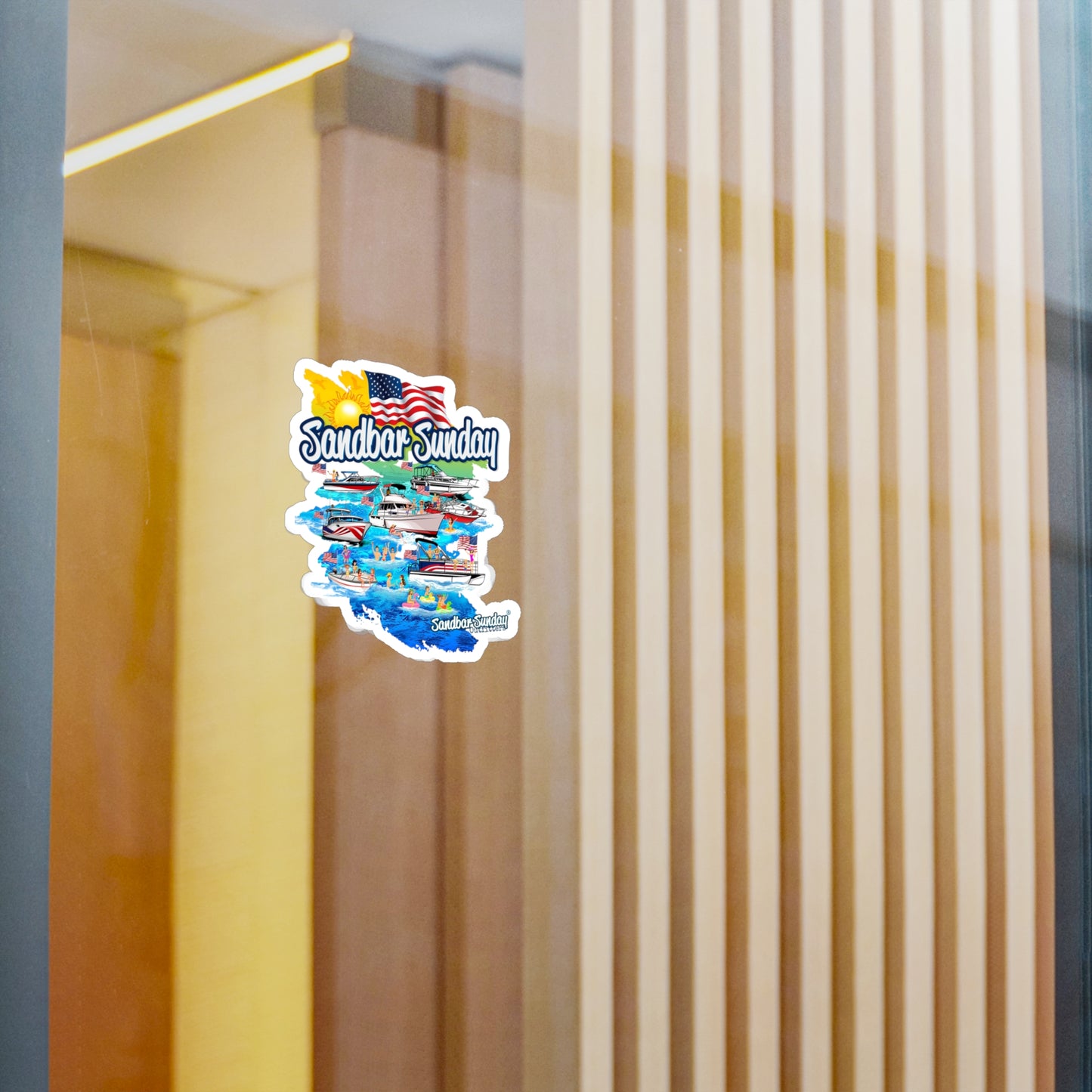 Party at the Sandbar Kiss-Cut Vinyl Decal