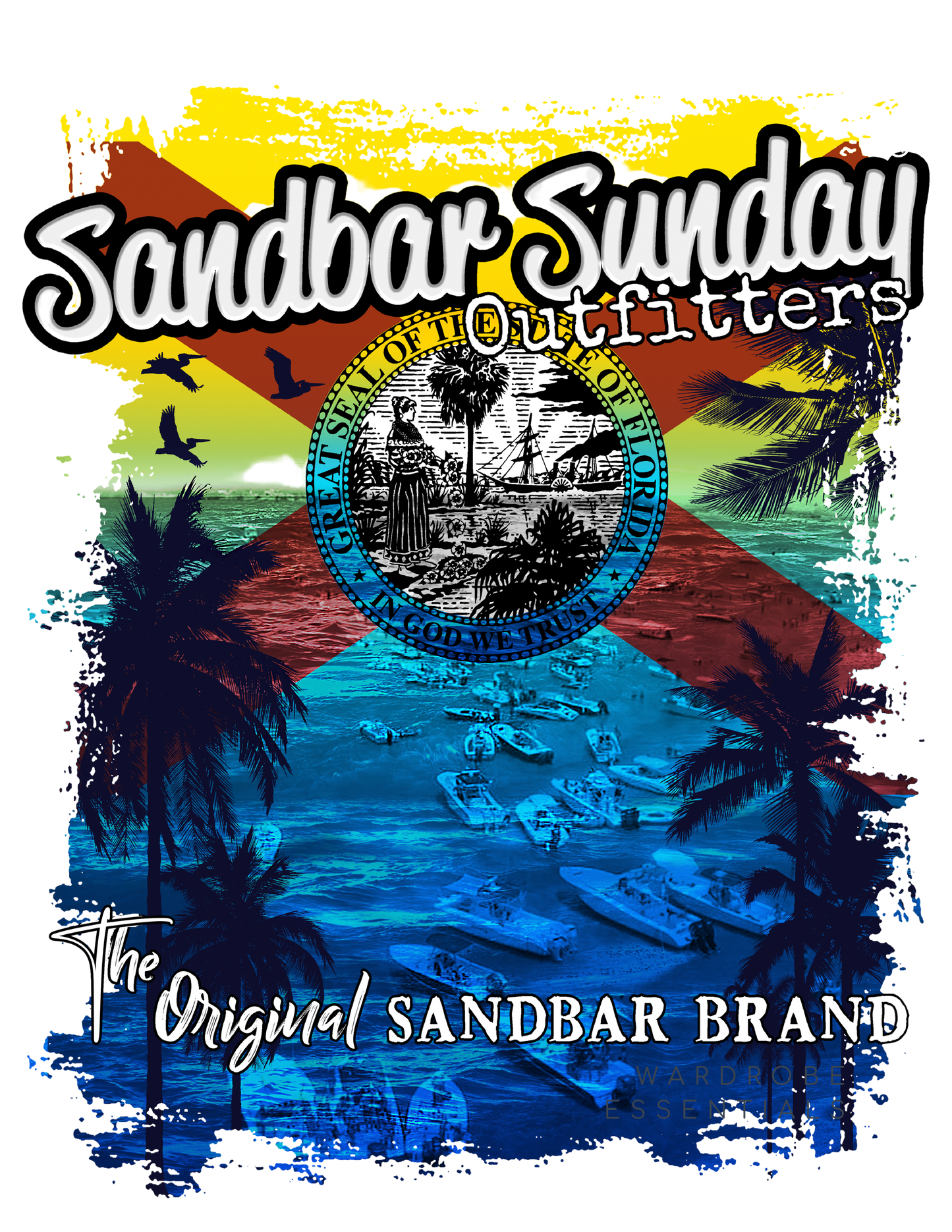 Ladies Florida Flag Sun Shirt